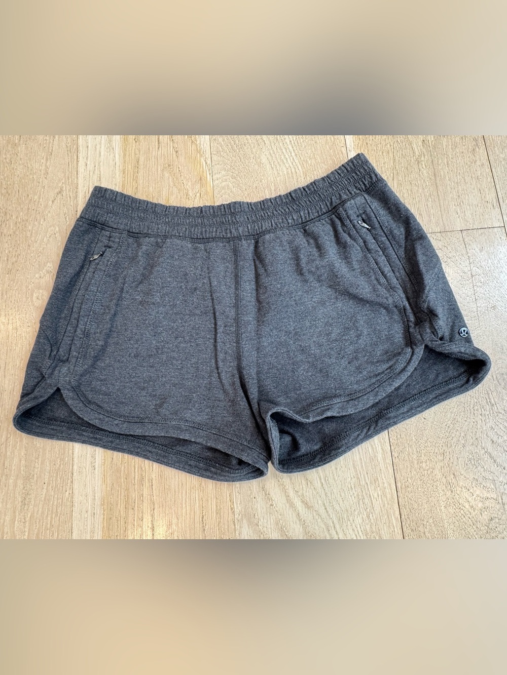 lululemon athletica Charcoal Gray Women's Athletic Knit Shorts